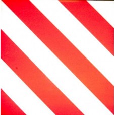 Túlnyúló rakomány tábla piros/fehér